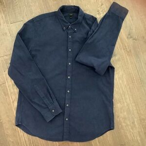 J. Crew Dark Navy Casual Button-Down Shirt